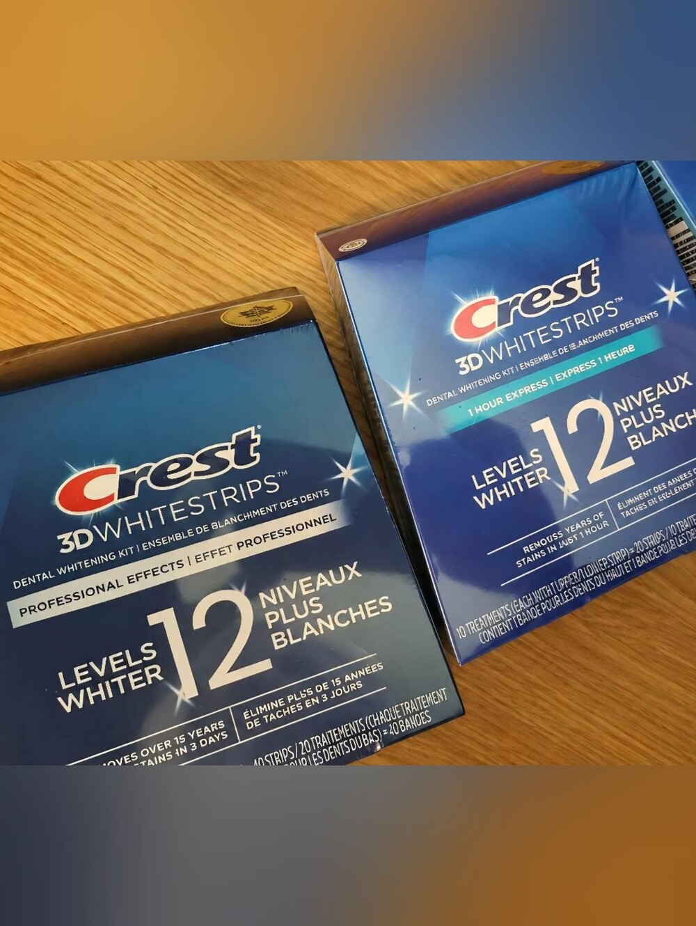 Crest 3D Whitestrips Teeth Whitening Kit - 2 Boxes